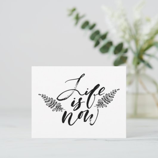 人生は今 ポストカード (スタンド正面)