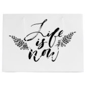 人生は今 ラージペーパーバッグ (正面)