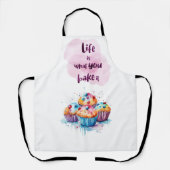 人生は何を焼くかである エプロン (正面)