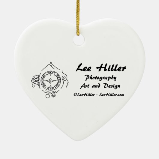 人生は信頼できない車での魂のロードトリップである セラミックオーナメント (裏面)