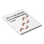 人生は信頼できない車での魂のロードトリップである ノートパッド (アングル)