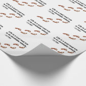 人生は信頼できない車での魂のロードトリップである ラッピングペーパー (角)