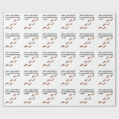 人生は信頼できない車での魂のロードトリップである ラッピングペーパー (フラット)