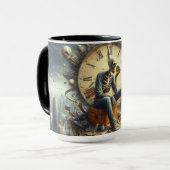 人生は儚い マグカップ (正面左)