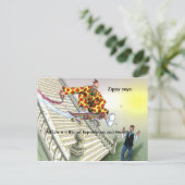 「人生は共和党ぼやけと肉の一つだ」 ポストカード (スタンド正面)