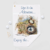 人生は冒険だ ゴルフタオル (インサイチュ)