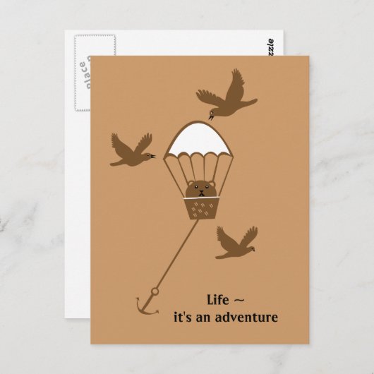 人生は冒険だ ポストカード (正面/裏面)