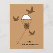人生は冒険だ ポストカード (正面)