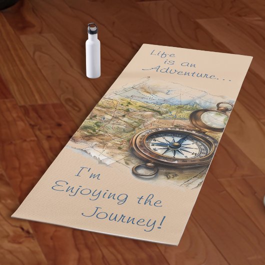 人生は冒険だ ヨガマット