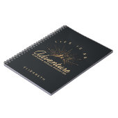 人生は冒険であり、夢を探索 ノートブック (左側)