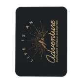 人生は冒険であり、夢を探索 マグネット (縦)