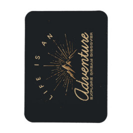 人生は冒険であり、夢を探索 マグネット