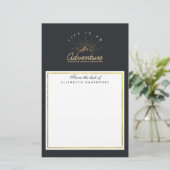 人生は冒険であり、夢を探索 便箋 (スタンド正面)