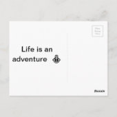 人生は冒険のポストカード ポストカード (裏面)