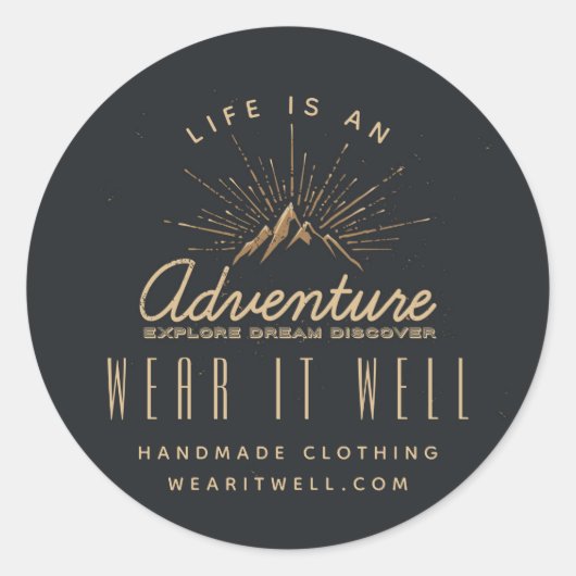 人生は冒険の山サンレイズ事業 ラウンドシール (正面)