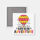 人生は冒険の磁石だ マグネット (正面/裏面)