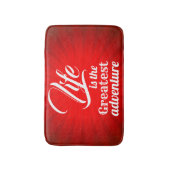 人生は冒険もっとも偉大だ バスマット (正面縦)