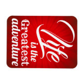 人生は冒険もっとも偉大だ マグネット (横)