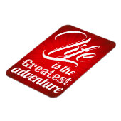 人生は冒険もっとも偉大だ マグネット (左側)