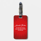 人生は冒険もっとも偉大だ ラゲッジタグ (裏面縦)