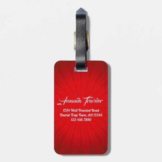 人生は冒険もっとも偉大だ ラゲッジタグ (裏面縦)