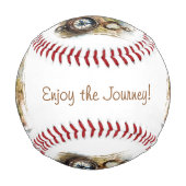 人生は冒険ヴィンテージ 野球ボール (裏面)