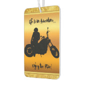 人生は冒険楽しむだ カーエアーフレッシュナー (左)