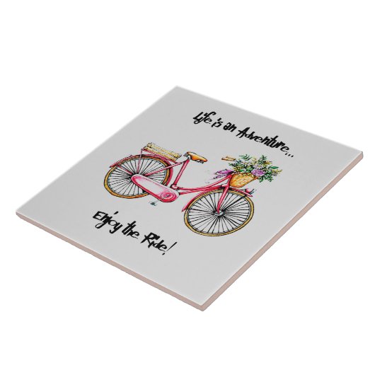 人生は冒険楽しむだ タイル (側面)