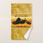 人生は冒険楽しむだ バスタオルセット (ハンドタオル)