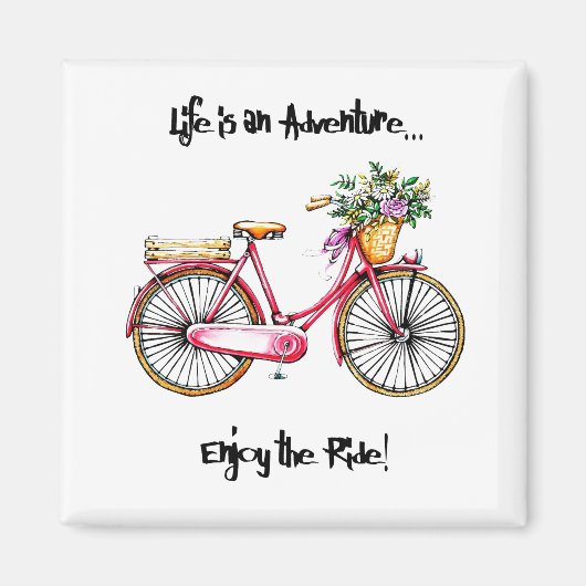 人生は冒険楽しむだ マグネット (正面)