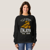 人生は冒険的なホープ列車の運転手だ スウェットシャツ (正面フル)