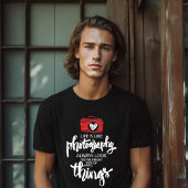 人生は写真のようなもの Tシャツ