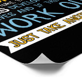 人生は写真のヴィンテージだ感動的 ポスター (角)