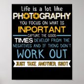 人生は写真のヴィンテージだ感動的 ポスター (正面)