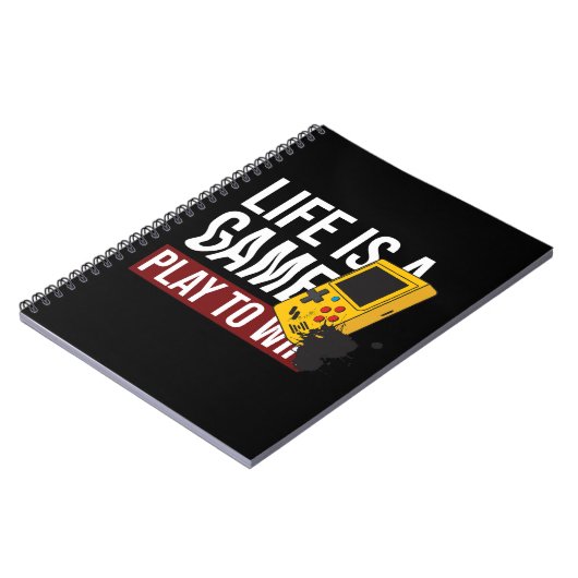 人生は勝ち遊の勝負 ノートブック (左側)