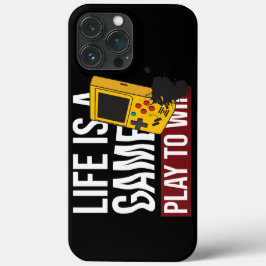 人生は勝ち遊の勝負 iPhone 13 PRO MAXケース