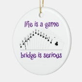 人生は勝負だ セラミックオーナメント (左)