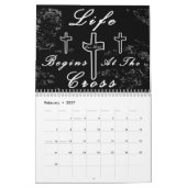 人生は十字架から始まる カレンダー (2月 2027)