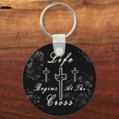 人生は十字架から始まる キーホルダー (正面)