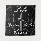 人生は十字架から始まる タペストリー (正面(横))