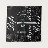 人生は十字架から始まる タペストリー (正面)