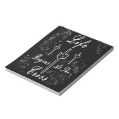 人生は十字架から始まる ノートパッド (回転)