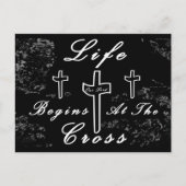 人生は十字架から始まる ポストカード (正面)