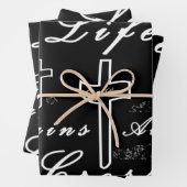 人生は十字架から始まる ラッピングペーパーシート (インサイチュ)