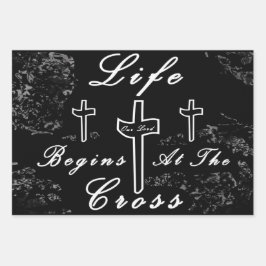人生は十字架から始まる ラッピングペーパーシート