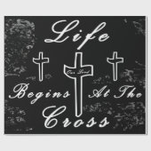 人生は十字架から始まる ラッピングペーパー (フラット)