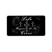 人生は十字架から始まる ラベル (正面)
