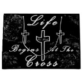 人生は十字架から始まる ラージペーパーバッグ (正面)