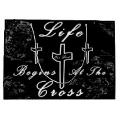 人生は十字架から始まる ラージペーパーバッグ (裏面)