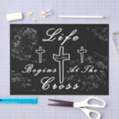 人生は十字架から始まる 薄葉紙 (クラフト)
